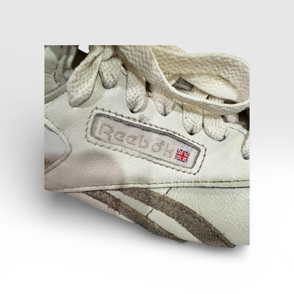 RARE Vintage Reebok Classic White High-Tops Size 9.5 - Picture 8 of 10